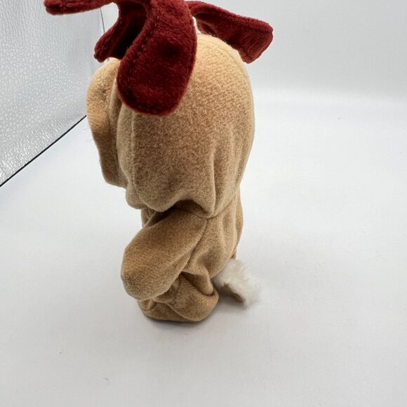 Reindeer Troll Ace Novelty Treasure Troll Orange Eyes Hair Wishstone Gem - Picture 6 of 12